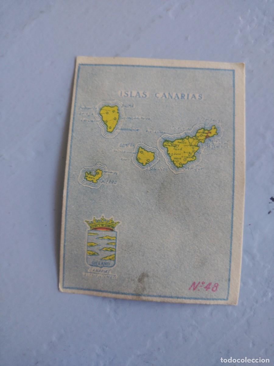 Coleccionismo cromos antiguos: Cromo Tenerife del album MAPAS PROVINCIAS DE ESPA&Ntilde;A. Caramelos La Fuensanta. A&ntilde;os 30-40