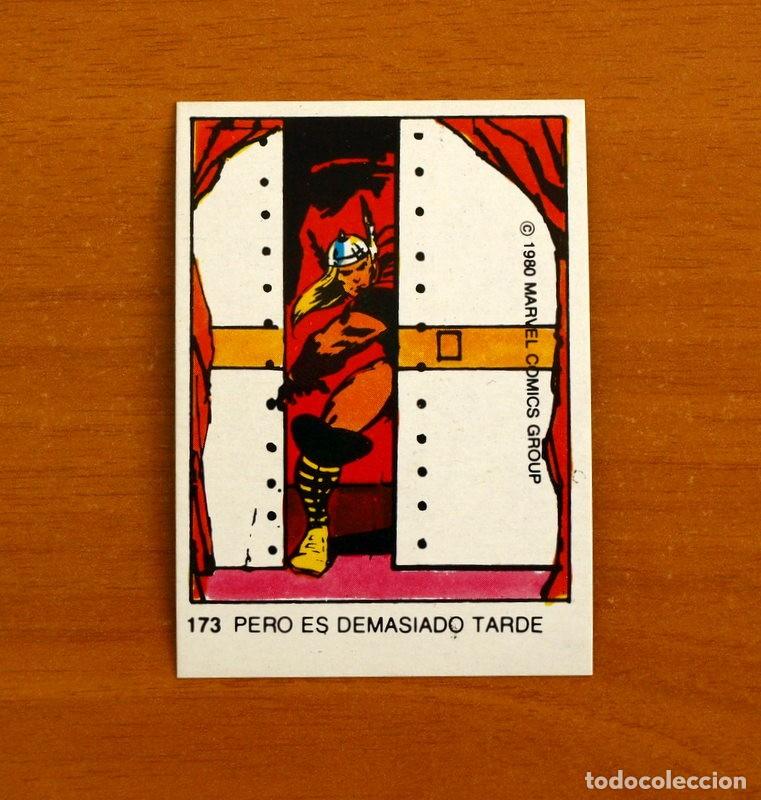 Colecionismo Cromos antigos: Superh&eacute;roes - N&ordm; 173 Thor - Marvel 1980 Comics Group - Chocolates Terrabusi - Nunca pegado