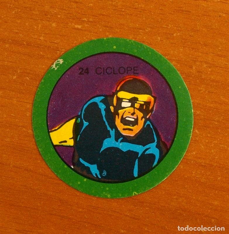 Coleccionismo cromos antiguos: Superh&eacute;roes - N&ordm; 24 Ciclope - Marvel 1980 Comics Group - Chocolates Terrabusi - Nunca pegado
