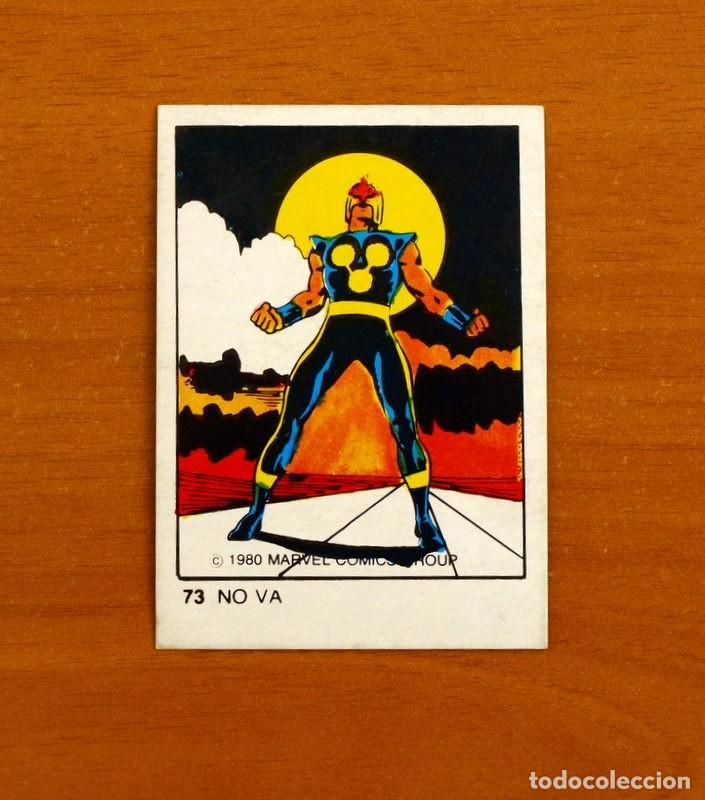 Sammeln alte Sammelbilder: Superh&eacute;roes - N&ordm; 73, No Va - Marvel 1980 Comics Group - Chocolates Terrabusi - Nunca Pegado