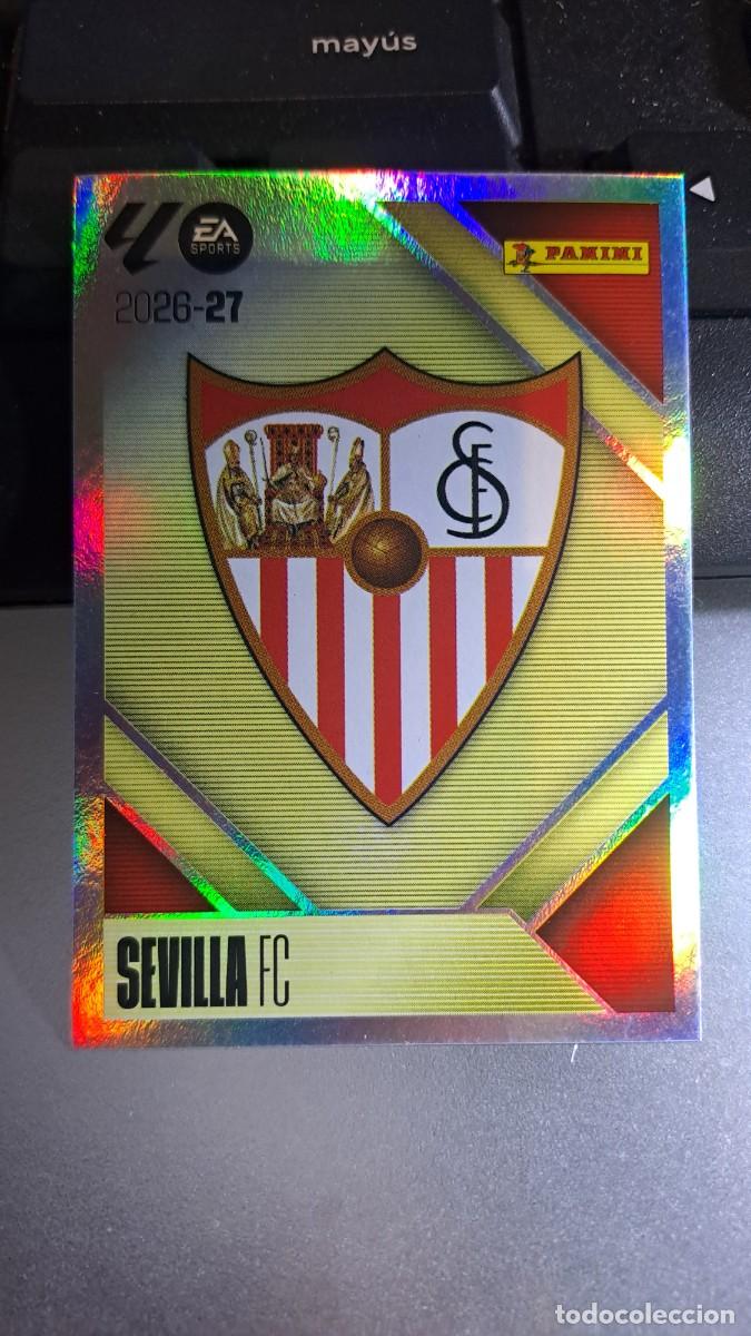 Collezionismo Figurine antiche: CROMO ESCUDO SEVILLA 1 LIGA 2026 2027 26 27 ESTE PANINI NUNCA PEGADO