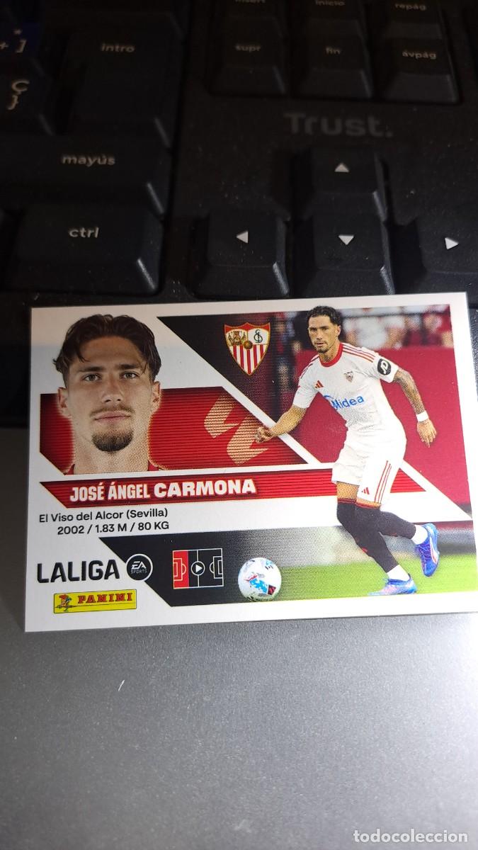 Collectionnisme Cartes &agrave; collectionner anciennes: CROMO CARMONA 5 SEVILLA LIGA 2026 2027 26 27 ESTE PANINI NUNCA PEGADO