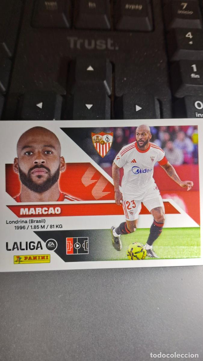 Collectionnisme Cartes &agrave; collectionner anciennes: CROMO MARCAO 9B 9 B SEVILLA LIGA 2026 2027 26 27 ESTE PANINI NUNCA PEGADO