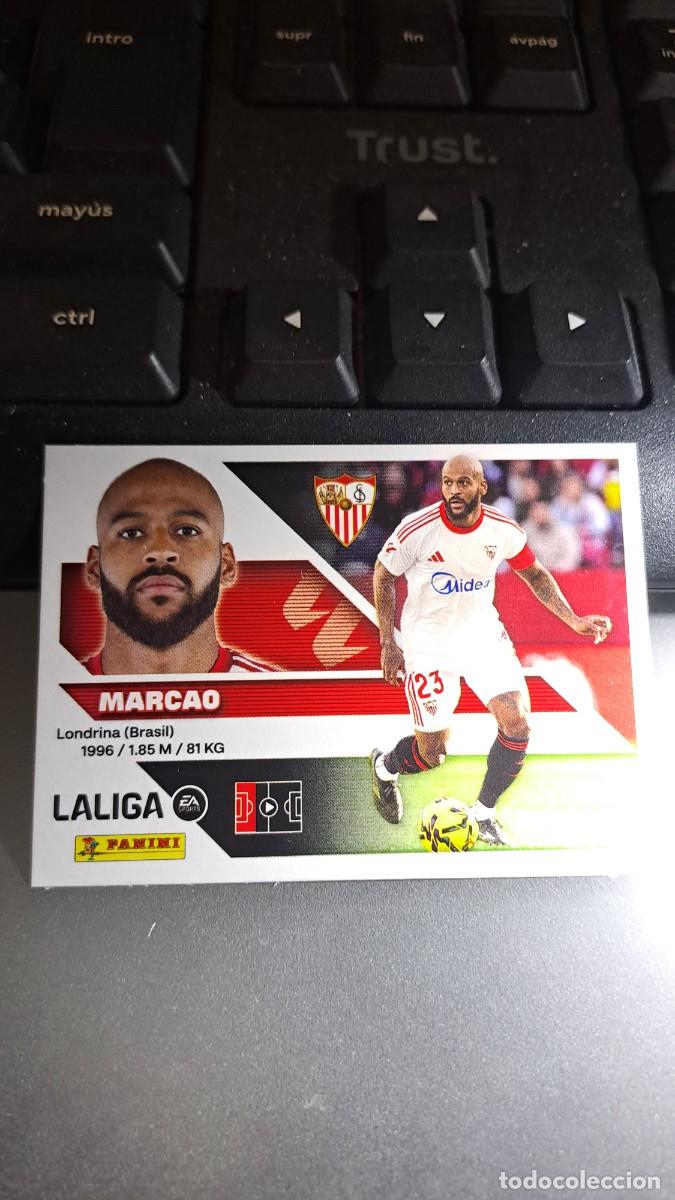 Collectionnisme Cartes &agrave; collectionner anciennes: CROMO MARCAO 9B 9 B SEVILLA LIGA 2026 2027 26 27 ESTE PANINI NUNCA PEGADO