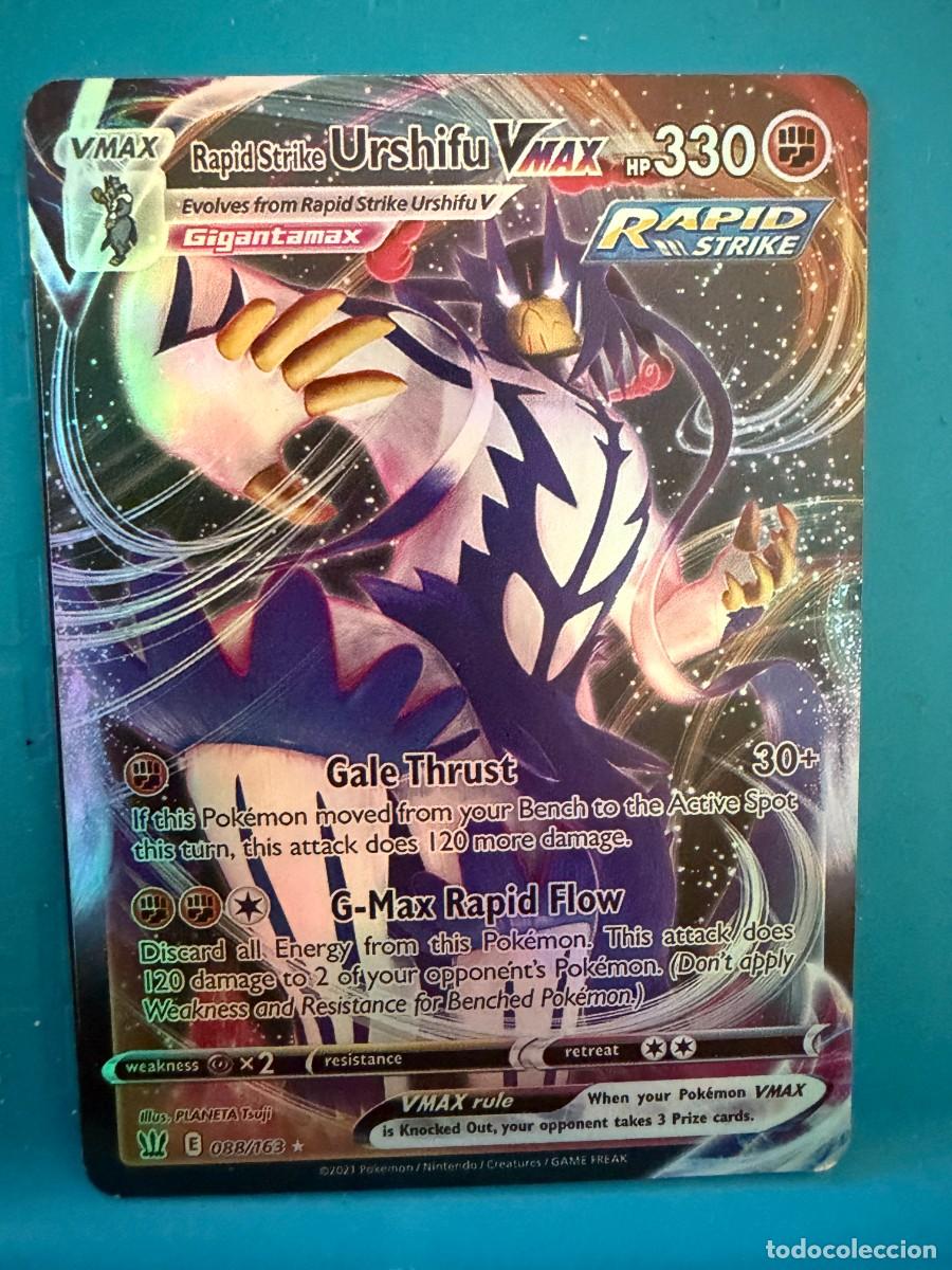Coleccionismo cromos antiguos: pokemon urshifu vmax 22/108 - Foto 1