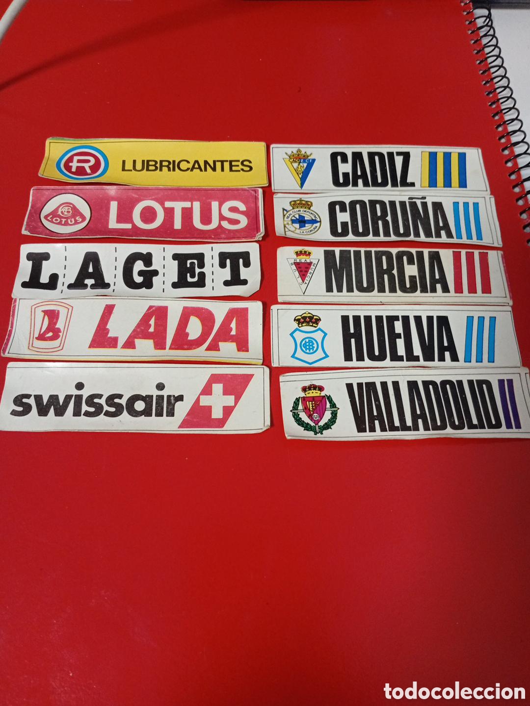 Colecionismo Cromos antigos: Lote 10 adhesivo vintage