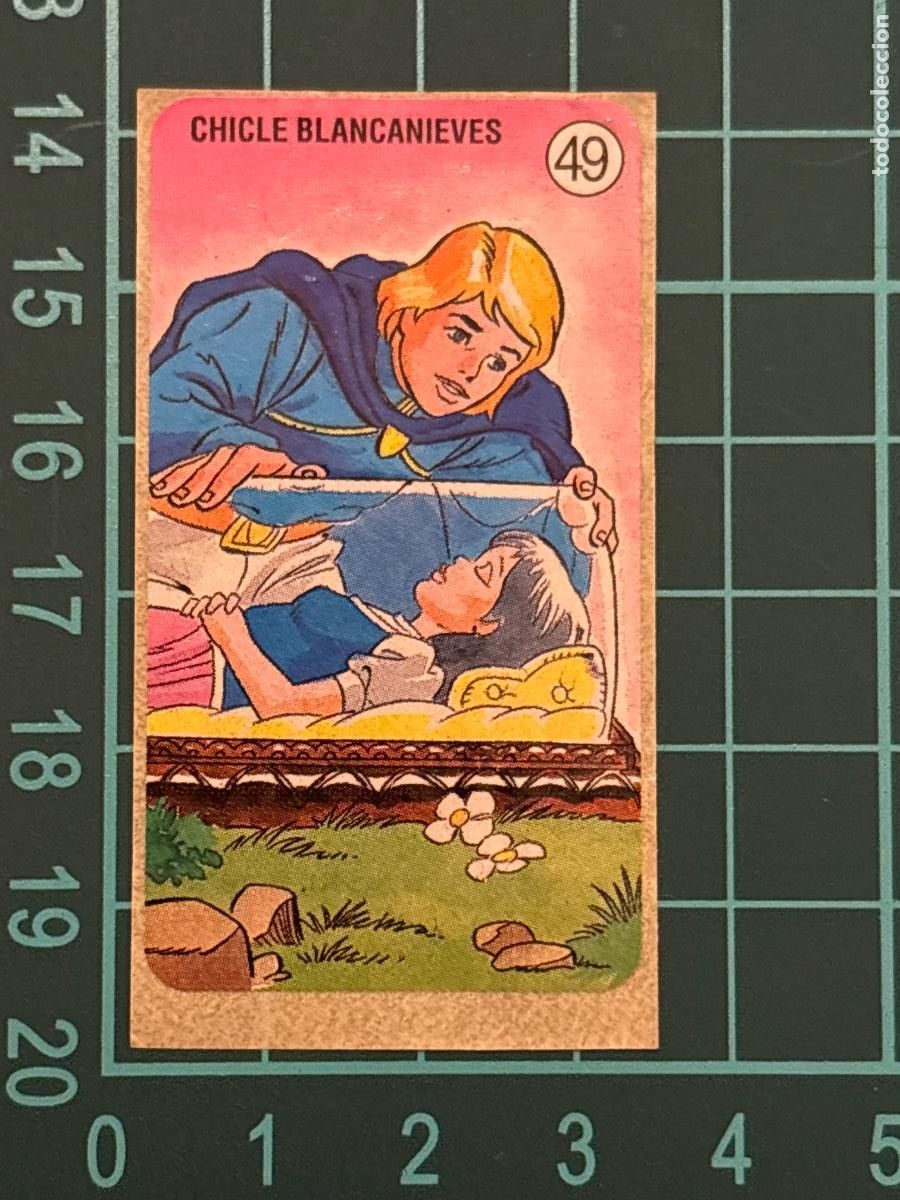 Coleccionismo cromos antiguos: 5. CROMO ANTIGUO CHICLE BLANCANIEVES SIN PEGAR