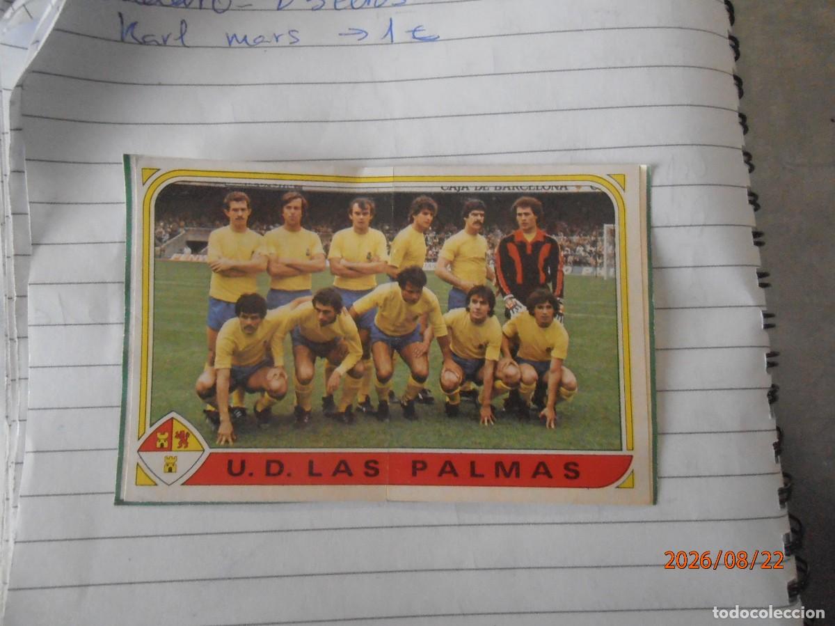Coleccionismo cromos antiguos: U. D. Las Palmas - 2 cromos Panini 83-84