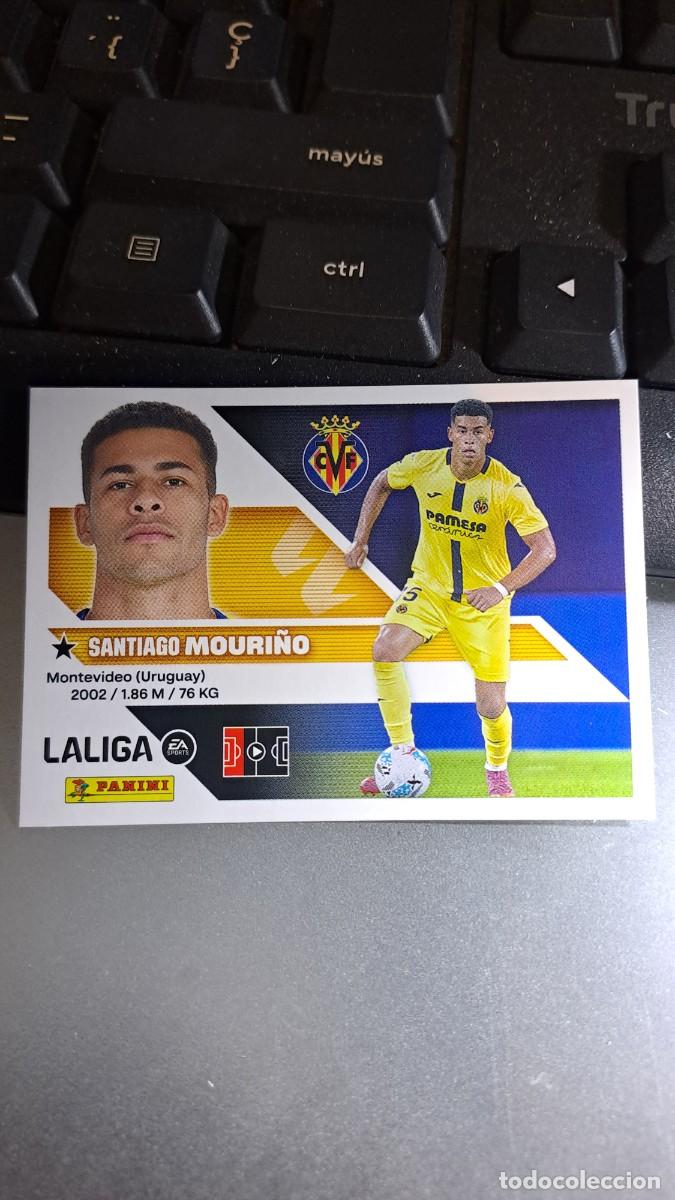 Coleccionismo cromos antiguos: CROMO MOURI&Ntilde;O 5 VILLARREAL LIGA 2026 2027 26 27 ESTE PANINI NUNCA PEGADO