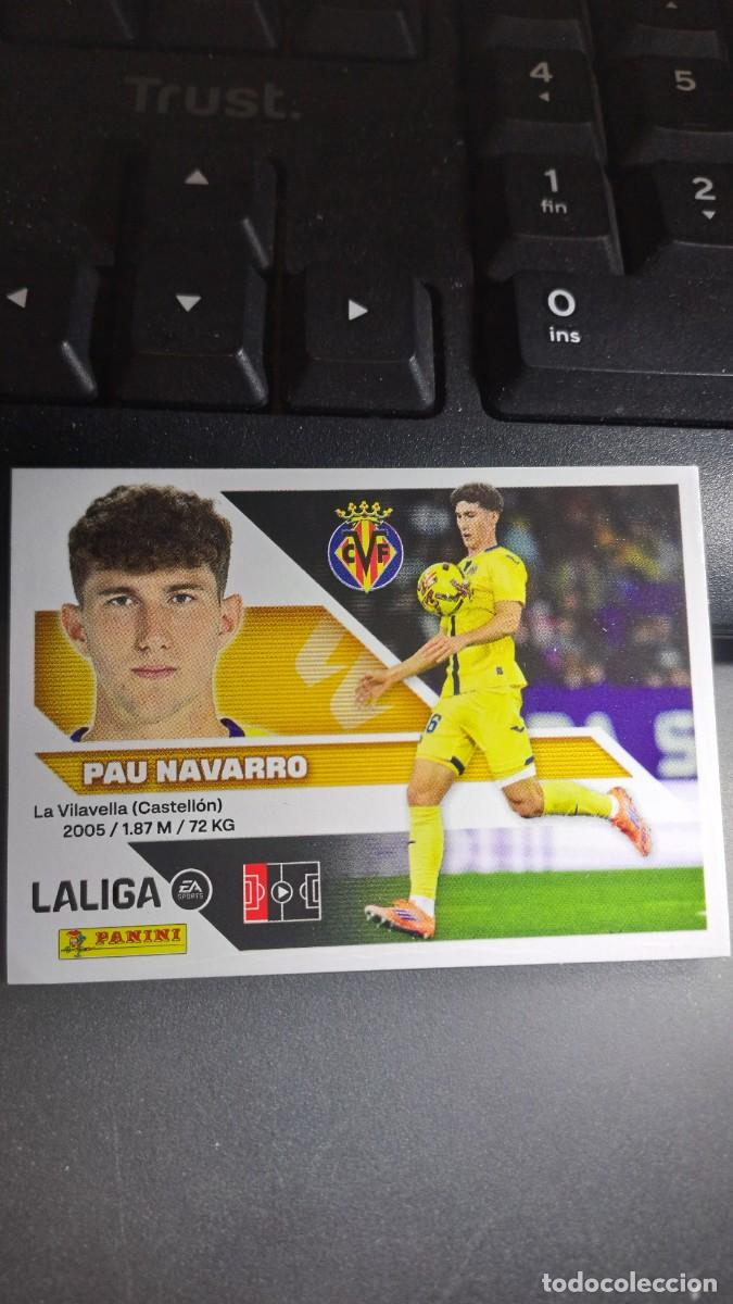 Coleccionismo cromos antiguos: CROMO PAU NAVARRO 6A 6 A VILLARREAL LIGA 2026 2027 26 27 ESTE PANINI NUNCA PEGADO