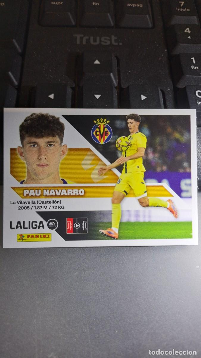 Coleccionismo cromos antiguos: CROMO PAU NAVARRO 6A 6 A VILLARREAL LIGA 2026 2027 26 27 ESTE PANINI NUNCA PEGADO