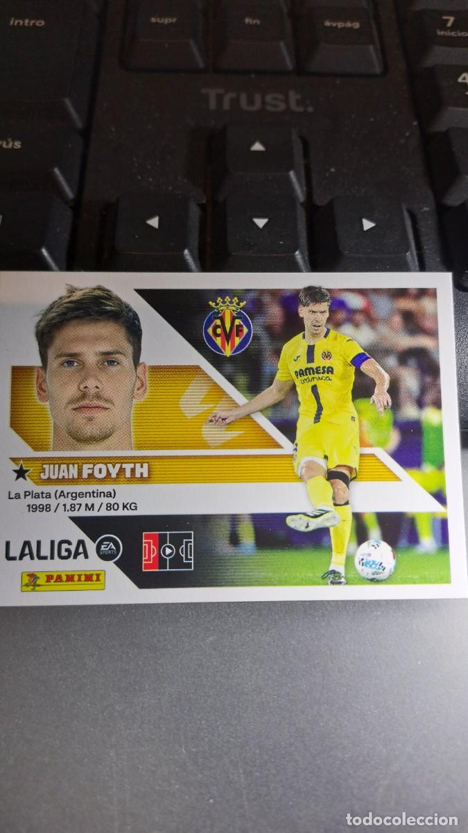 Coleccionismo cromos antiguos: CROMO FOYTH 7A 7 A VILLARREAL LIGA 2026 2027 26 27 ESTE PANINI NUNCA PEGADO