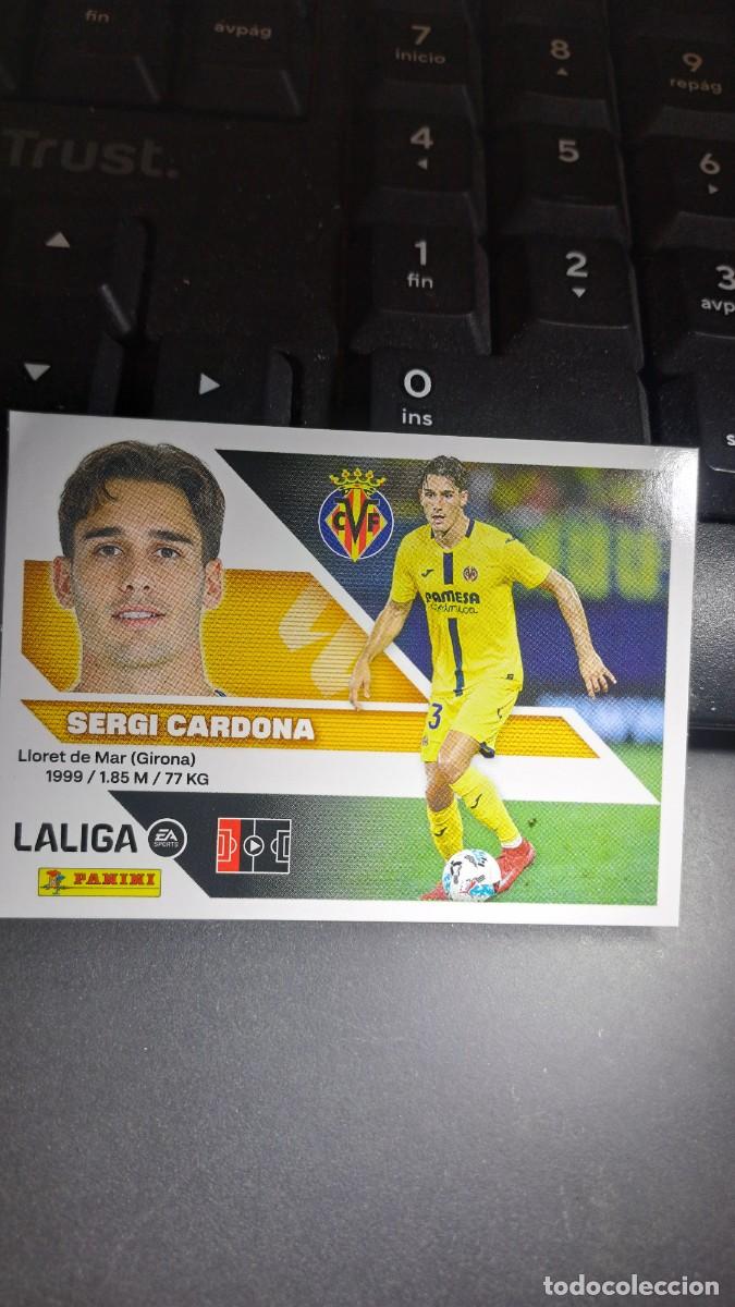 Coleccionismo cromos antiguos: CROMO SERGI CARDONA 10 VILLARREAL LIGA 2026 2027 26 27 ESTE PANINI NUNCA PEGADO