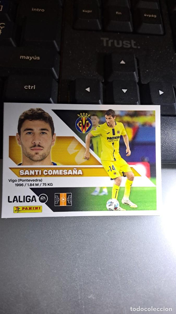 Coleccionismo cromos antiguos: CROMO SANTI COMESA&Ntilde;A 12 VILLARREAL LIGA 2026 2027 26 27 ESTE PANINI NUNCA PEGADO