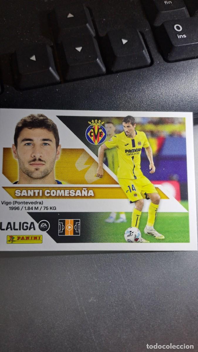 Coleccionismo cromos antiguos: CROMO SANTI COMESA&Ntilde;A 12 VILLARREAL LIGA 2026 2027 26 27 ESTE PANINI NUNCA PEGADO