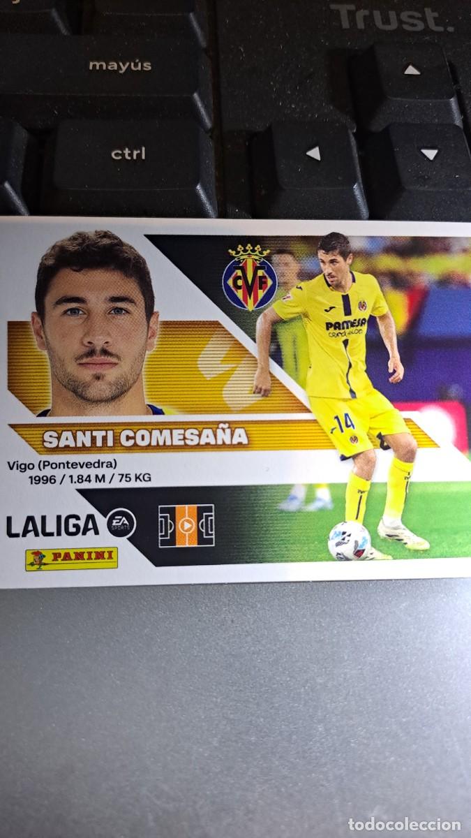 Coleccionismo cromos antiguos: CROMO SANTI COMESA&Ntilde;A 12 VILLARREAL LIGA 2026 2027 26 27 ESTE PANINI NUNCA PEGADO