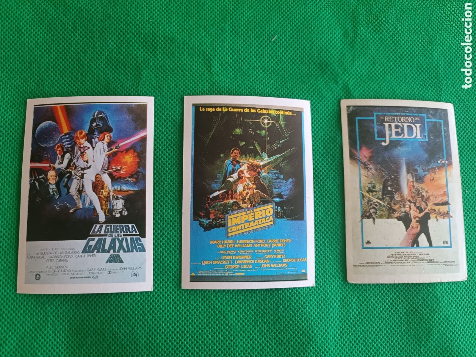 Coleccionismo cromos antiguos: Lote cromos Video Guay La Guerra de las galaxias Imperio Contraataca y Retorno del Jedi 1984 Dalsa