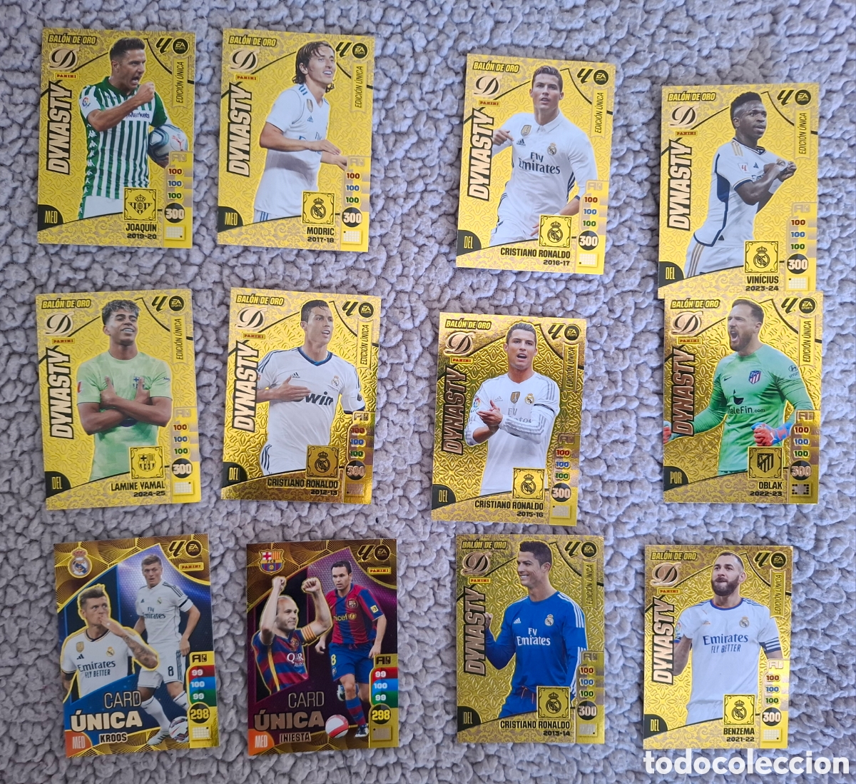 Coleccionismo cromos antiguos: Lote Dynasty dream box liga 24-25