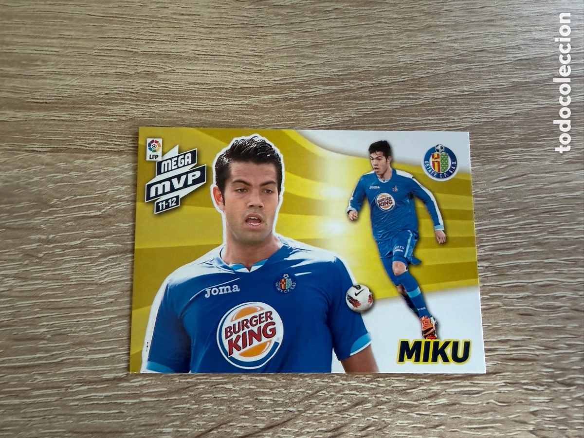 Coleccionismo cromos antiguos: 429 MIKU MEGA MVP MEGACRACKS MGK PANINI 2011 2012 11 12 GETAFE CF
