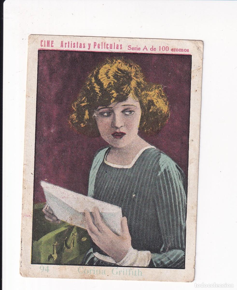 Coleccionismo cromos antiguos: CINE ARTISTAS YPELICULAS : SERIE A .- NUMERO 94 .- FABRICA DE CHOCOLATE V. MA&Ntilde;ER