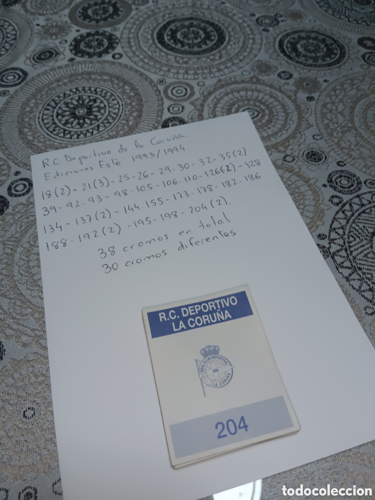 Coleccionismo cromos antiguos: Cromos Deportivo de la Coru&ntilde;a - Foto 2