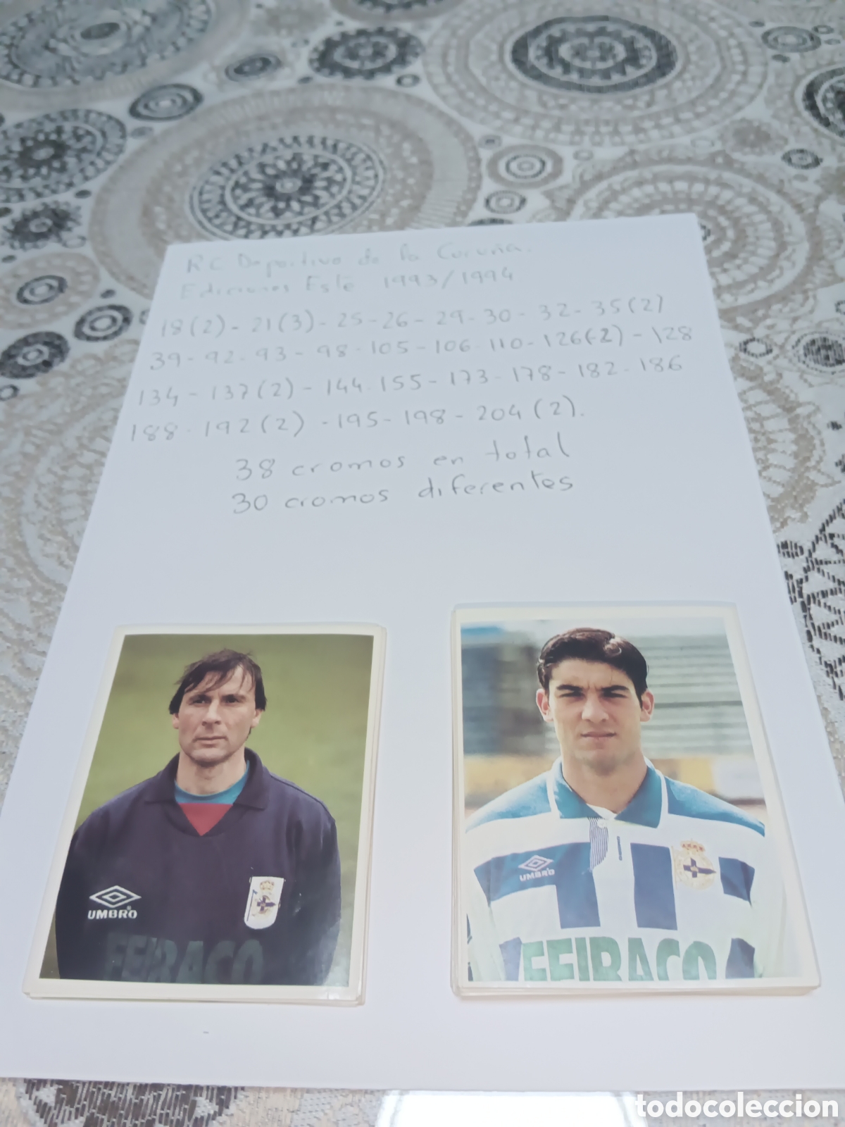 Coleccionismo cromos antiguos: Cromos Deportivo de la Coru&ntilde;a - Foto 1