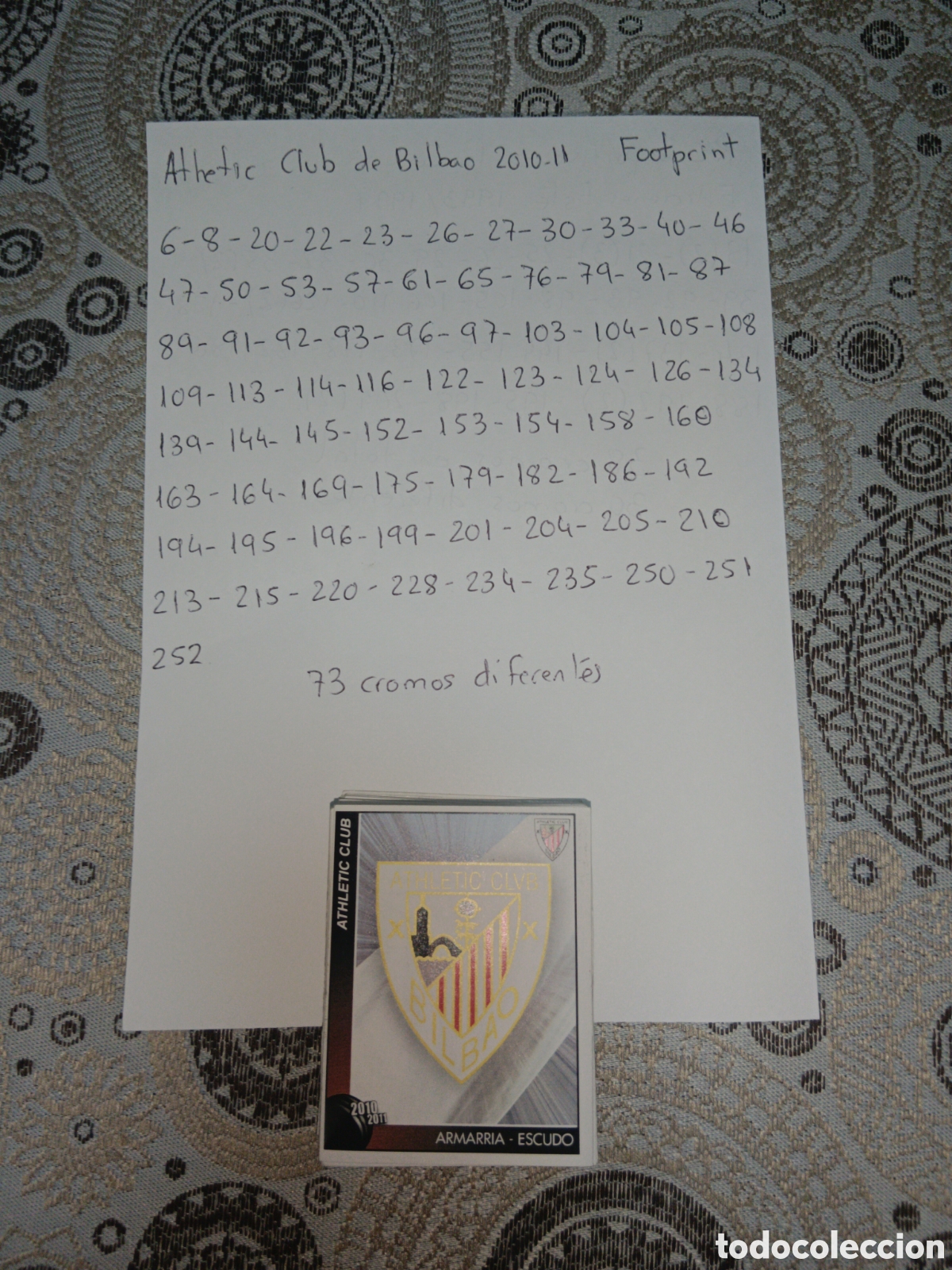 Coleccionismo cromos antiguos: Ath Club de Bilbao 2011/12