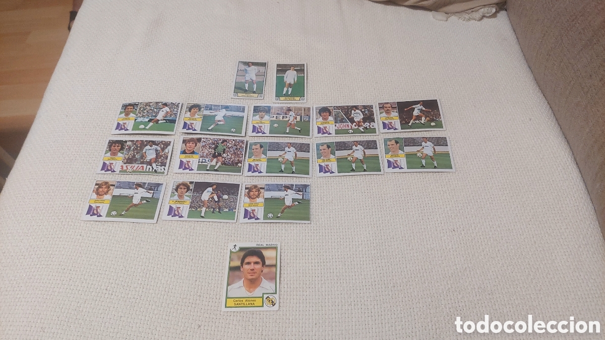 Coleccionismo cromos antiguos: Lote 16 Cromos R.Madrid /A&ntilde;os 79-85 Nunca Pegados!!!