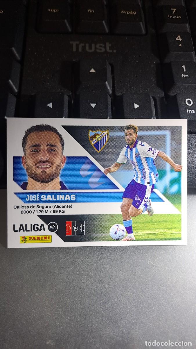 Coleccionismo cromos antiguos: CROMO SALINAS 10 MALAGA LIGA 2026 2027 26 27 ESTE PANINI NUNCA PEGADO