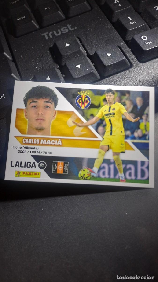 Coleccionismo cromos antiguos: CROMO MACIA 13 VILLARREAL LIGA 2026 2027 26 27 ESTE PANINI NUNCA PEGADO