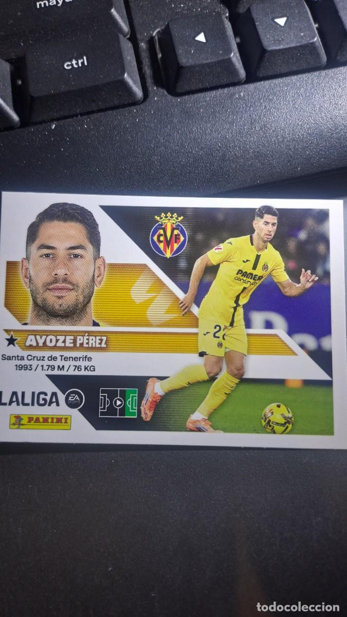 Coleccionismo cromos antiguos: CROMO AYOZE 17 VILLARREAL LIGA 2026 2027 26 27 ESTE PANINI NUNCA PEGADO