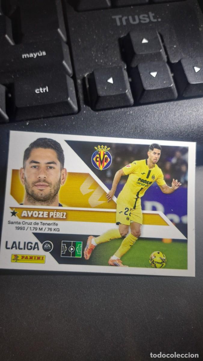 Coleccionismo cromos antiguos: CROMO AYOZE 17 VILLARREAL LIGA 2026 2027 26 27 ESTE PANINI NUNCA PEGADO