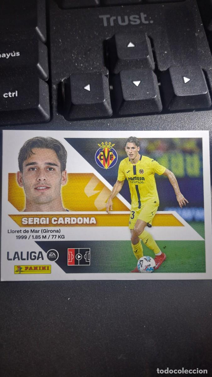 Coleccionismo cromos antiguos: CROMO SERGI CARDONA 10 VILLARREAL LIGA 2026 2027 26 27 ESTE PANINI NUNCA PEGADO