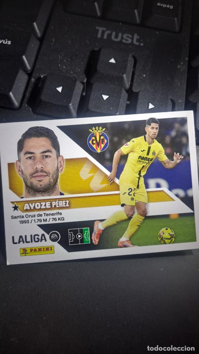 Coleccionismo cromos antiguos: CROMO AYOZE 17 VILLARREAL LIGA 2026 2027 26 27 ESTE PANINI NUNCA PEGADO