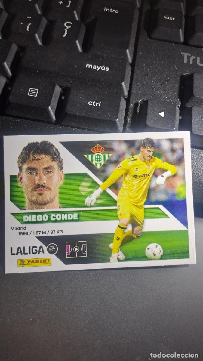 Coleccionismo cromos antiguos: CROMO DIEGO CONDE 4 BIS COLOCA BETIS LIGA 2026 2027 26 27 ESTE PANINI NUNCA PEGADO
