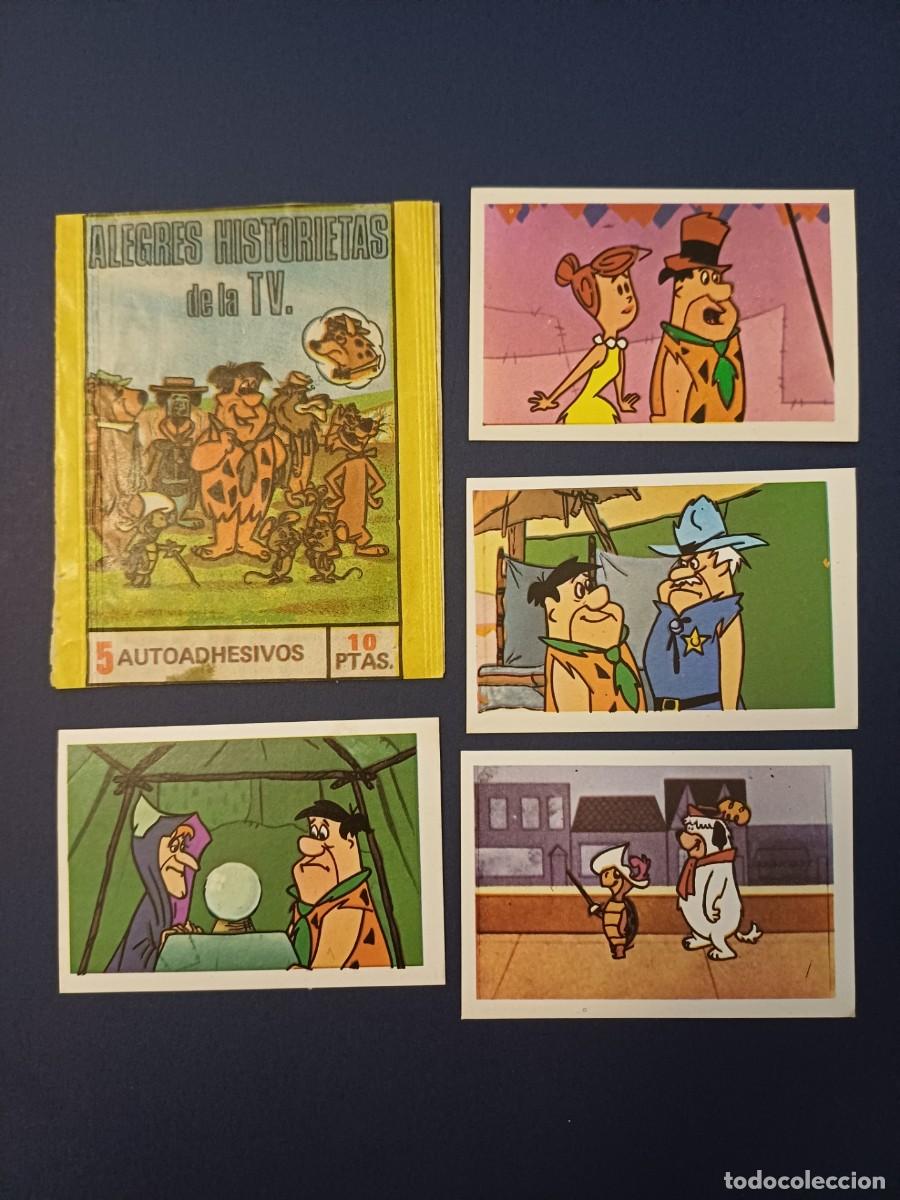 Coleccionismo cromos antiguos: sobre cromos abierto mas 4 cromos alegres historietas de la T.V. , Fher