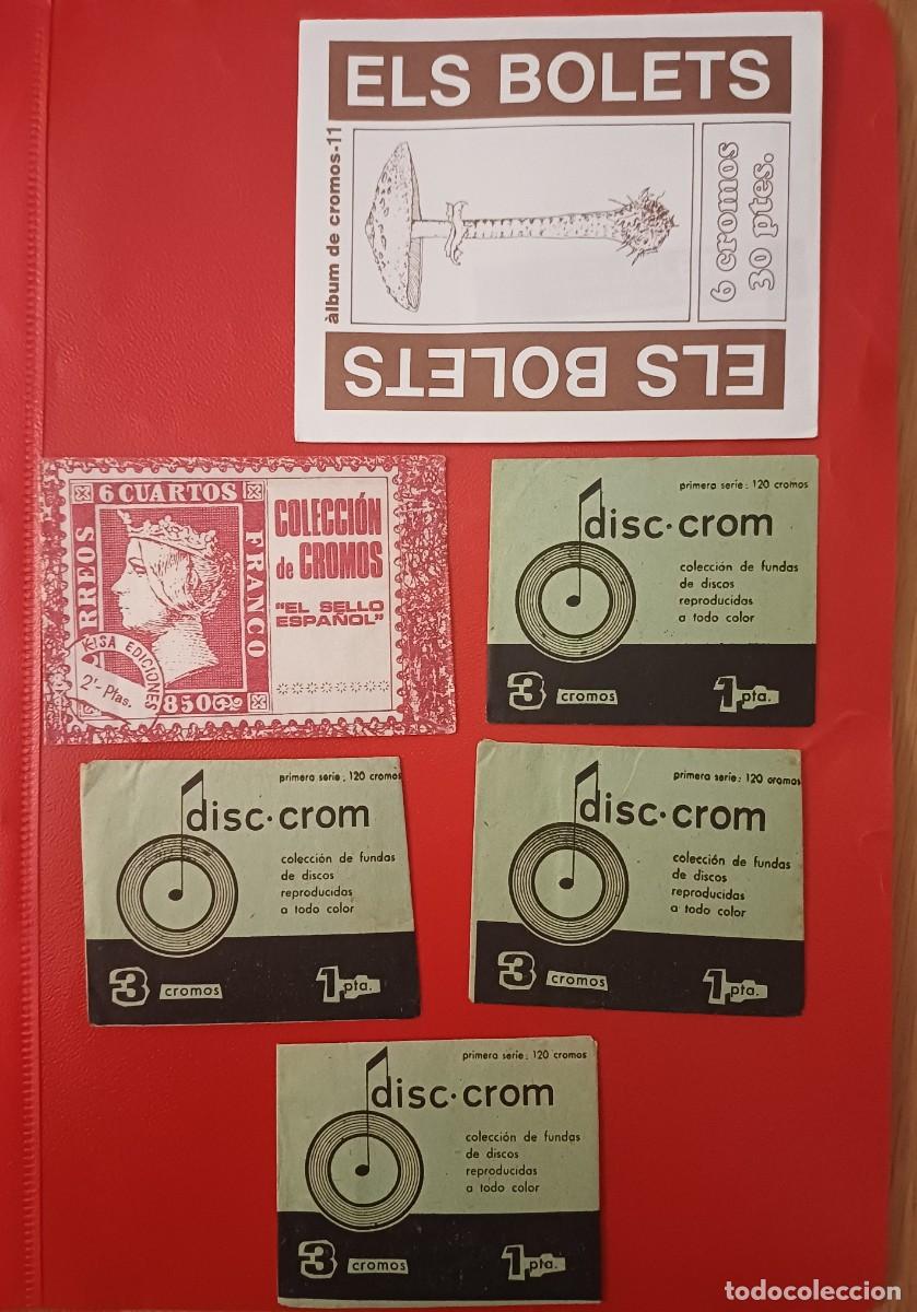 Coleccionismo cromos antiguos: Lote 6 sobres de cromos cerrados diversas colecciones