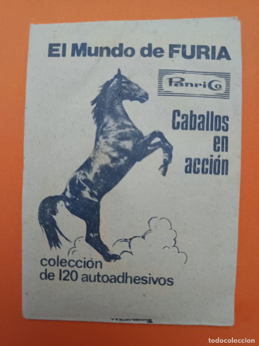 Colecionismo Cromos antigos: SOBRE DE CROMOS SIN ABRIR EL MUNDO DE FURIA PANRICO