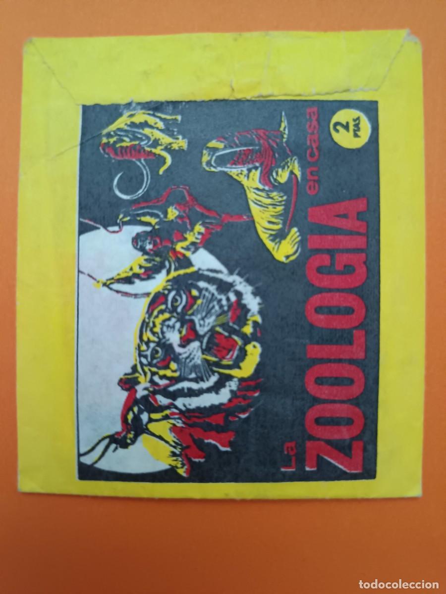 Colecionismo Cromos antigos: SOBRE DE CROMOS CERRADO LA ZOOLOGIA EN CASA DIFUSORA DE CULTURA