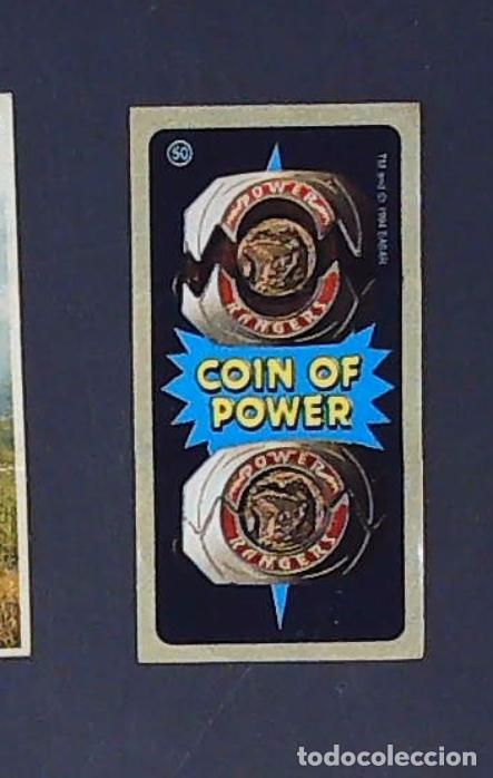 Coleccionismo cromos antiguos: chicle chicles fleer power rangers ranger cromo sticker bubblegum 50