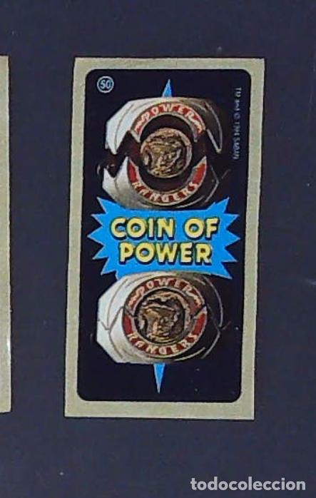 Coleccionismo cromos antiguos: chicle chicles fleer power rangers ranger cromo sticker bubblegum 50