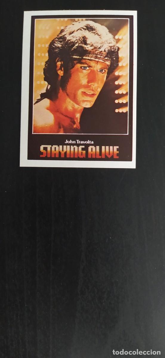 Sammeln alte Sammelbilder: STAYING ALIVE JOHN TRAVOLTA CROMO SUPER &Eacute;XITO N&deg;52 EDITORIAL MAGA