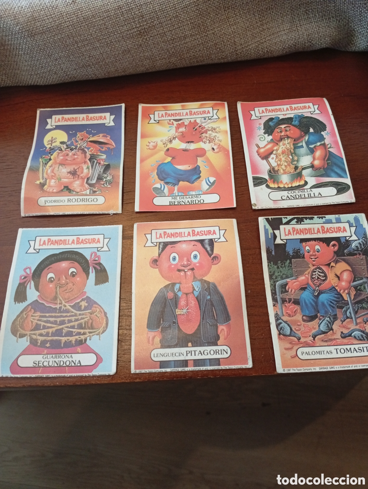 Coleccionismo cromos antiguos: Lote cromos Pandilla basura s&uacute;per pop