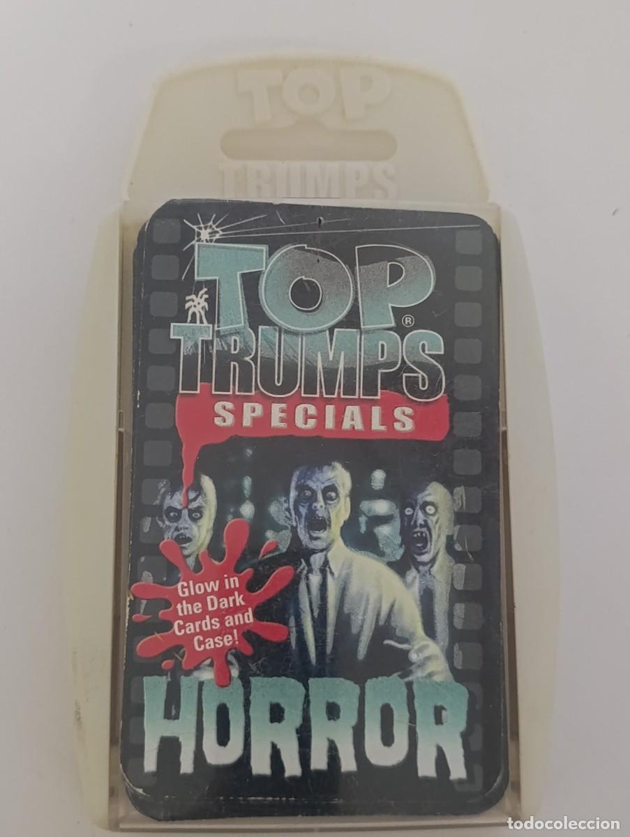 Coleccionismo cromos antiguos: Top Trumps Horror 2005 Glow in the Dark