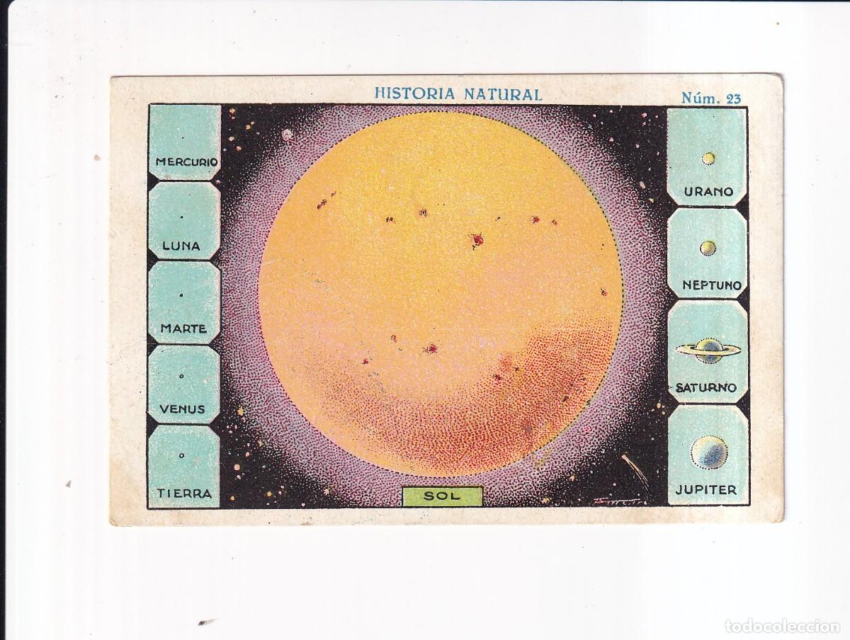 Sammeln alte Sammelbilder: HISTORIA NATURAL : NUMERO 23 .- CHOCOLATE JUNCOSA