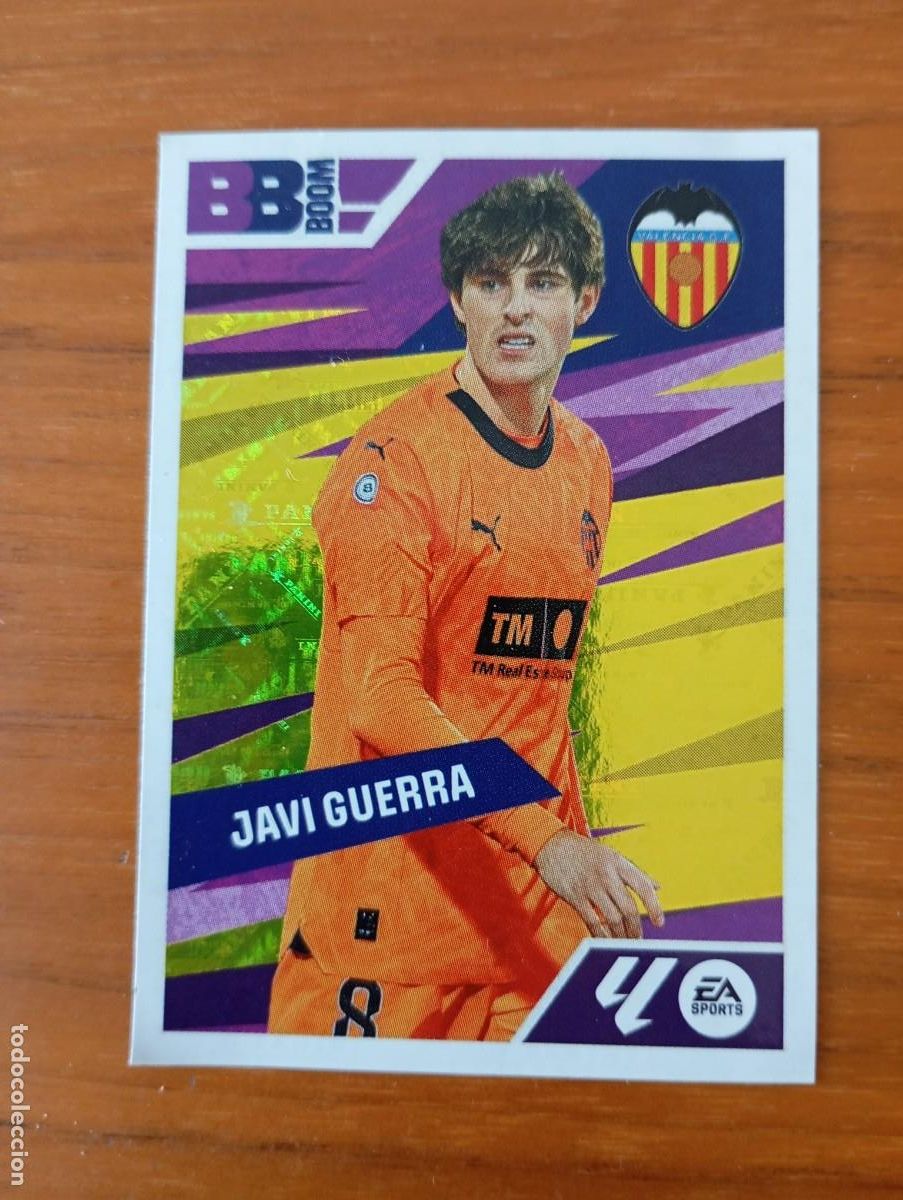 Sammeln alte Sammelbilder: CROMO. JAVI GUERRA. BB BOOM. LIGA ESTE 24 2025. NUM 10