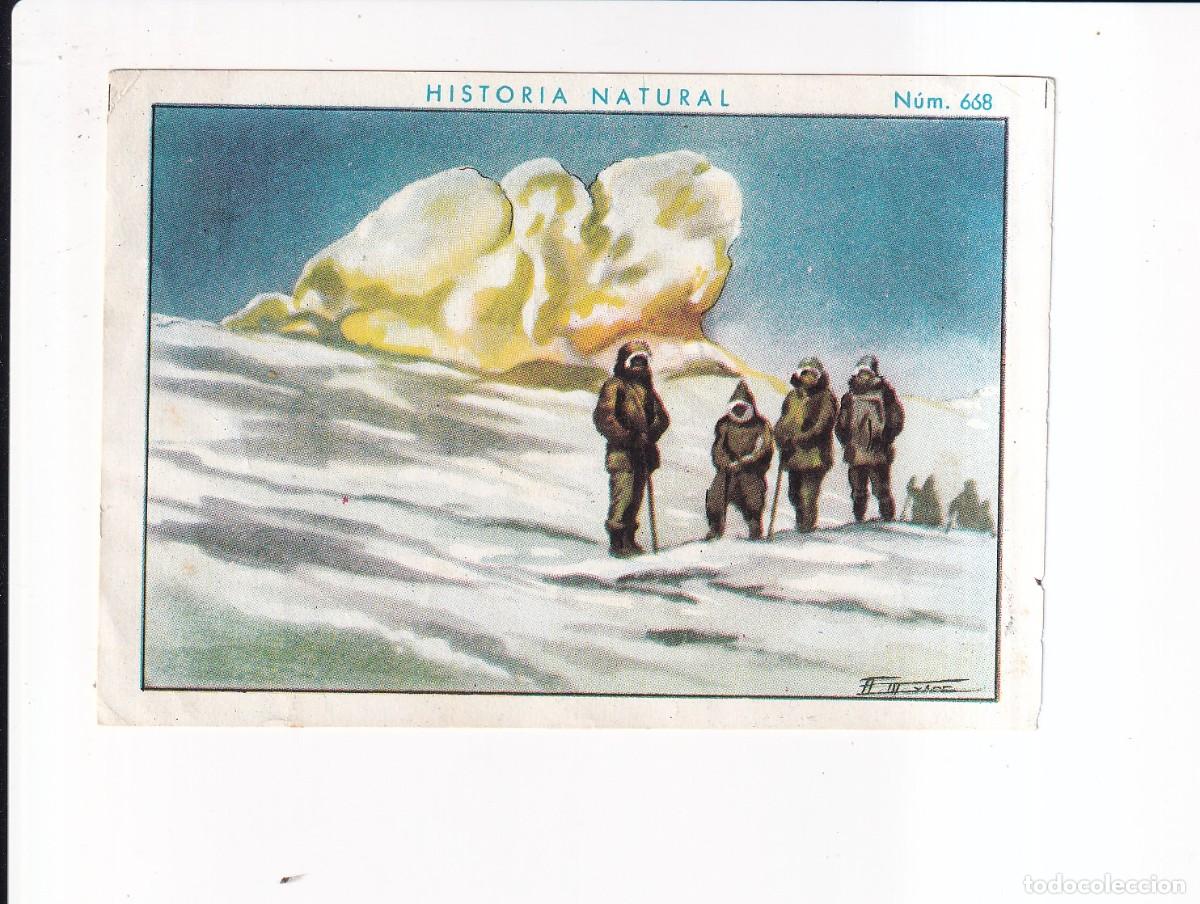 Coleccionismo cromos antiguos: HISTORIA NATURAL : NUMERO 668 .- CHOCOLATE JUNCOSA