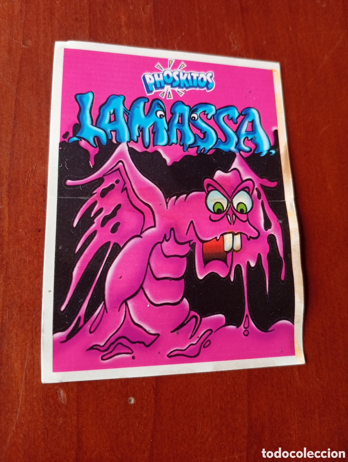 Coleccionismo cromos antiguos: CROMO PEGATINA PROMOCIONAL PHOSKITOS 1997 LA MASSA LAMASSA MONSTRUO