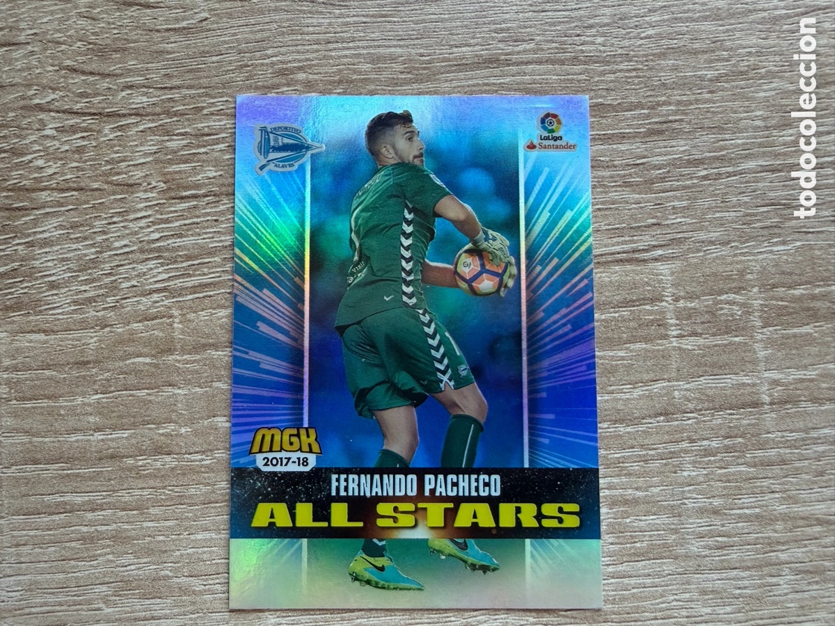 Coleccionismo cromos antiguos: 25 FERNANDO PACHECO ALL STARS MEGACRACKS MGK 2017 2018 17 18 DEPORTIVO ALAV&Eacute;S