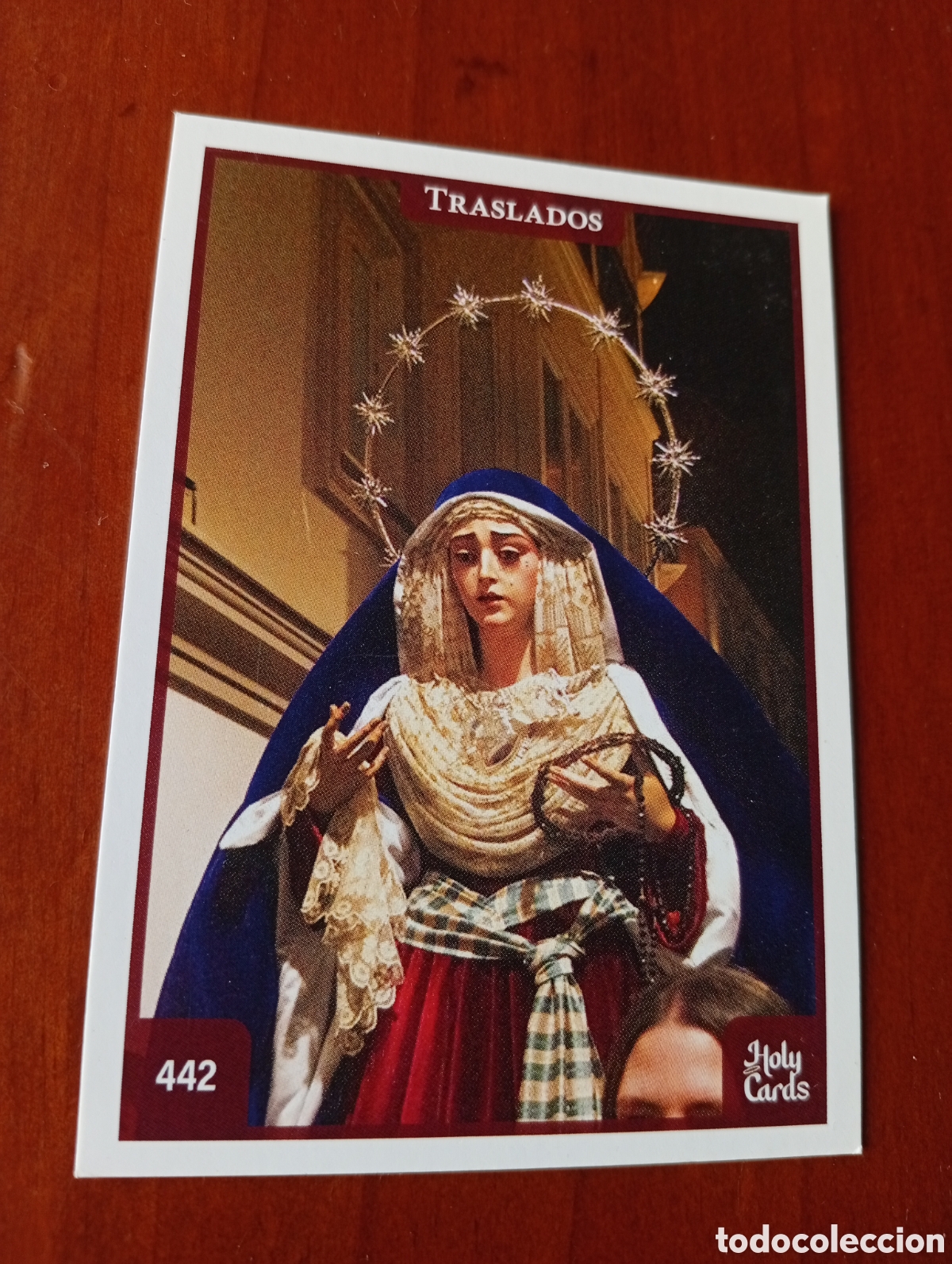 Coleccionismo cromos antiguos: CROMO SEMANA SANTA TARJETA HOLY CARDS MALAGA N &ordm; 442 TRALADOS